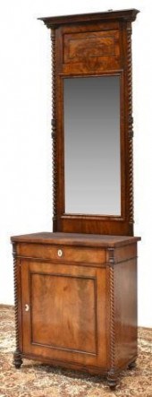 CONTINENTAL MAHOGANY CONSOLE C