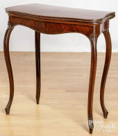 CONTINENTAL MAHOGANY GAMES TAB