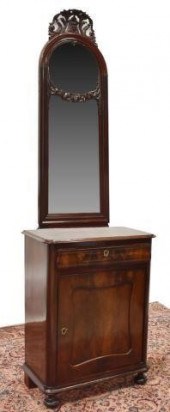CONTINENTAL MAHOGANY MIRRORED
