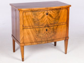 CONTINENTAL MAHOGANY TWO DRAWE