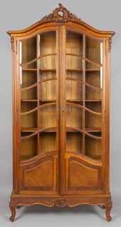 CONTINENTAL MAHOGANY VITRINE,