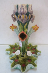 CONTINENTAL MAJOLICA EPERGNE W