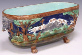 CONTINENTAL MAJOLICA HOUNDS HU