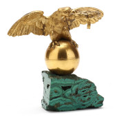 CONTINENTAL MALACHITE AND GILT