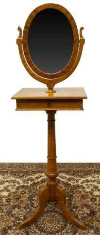 CONTINENTAL MAPLE SHAVING STAND