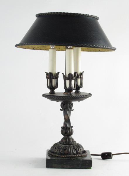 Continental Marble and Iron Table