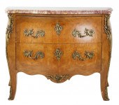 CONTINENTAL MARBLE-TOP COMMODE