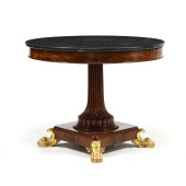 CONTINENTAL MARBLE TOP MAHOGAN