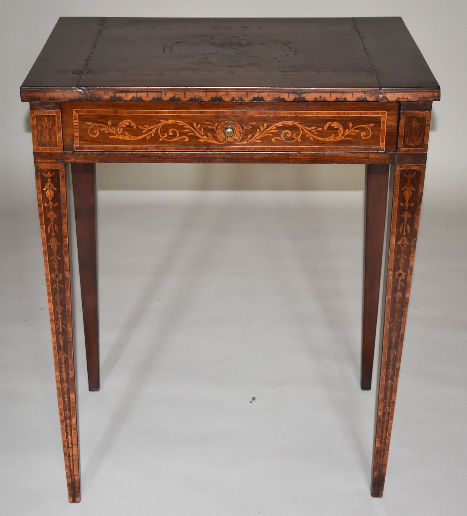 CONTINENTAL MARQUETRY INLAID SIDE