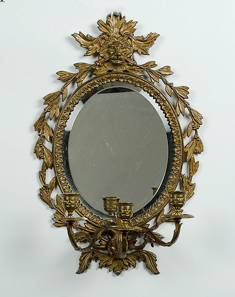 Continental Mirrored Sconce