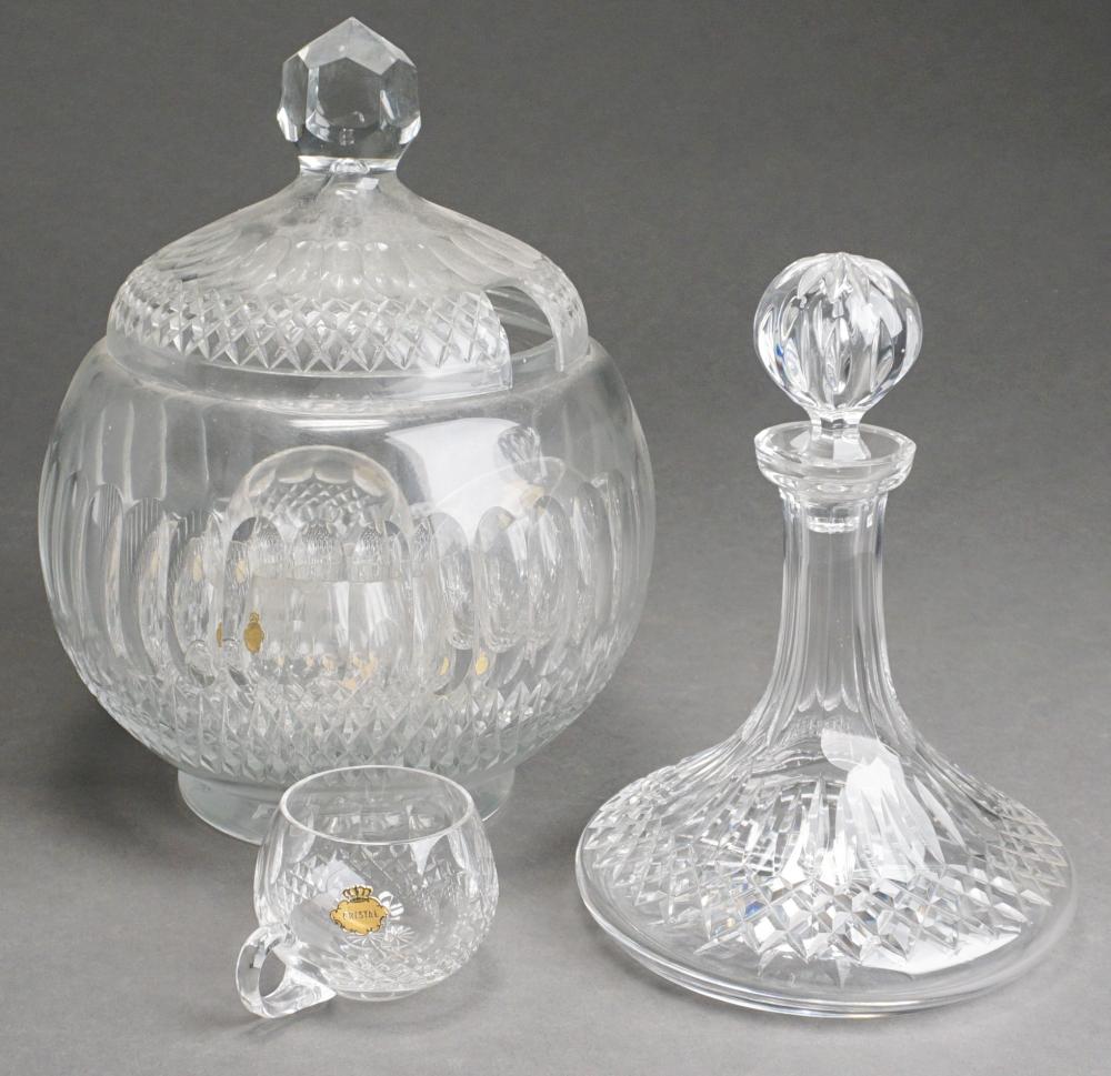 CONTINENTAL MOLDED GLASS POKAL WITH