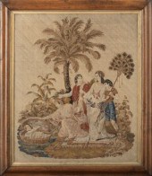 Continental Needlepoint Panel