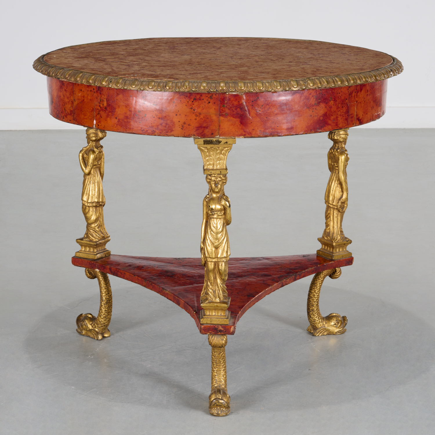 CONTINENTAL NEO-CLASSIC GILT BRONZE