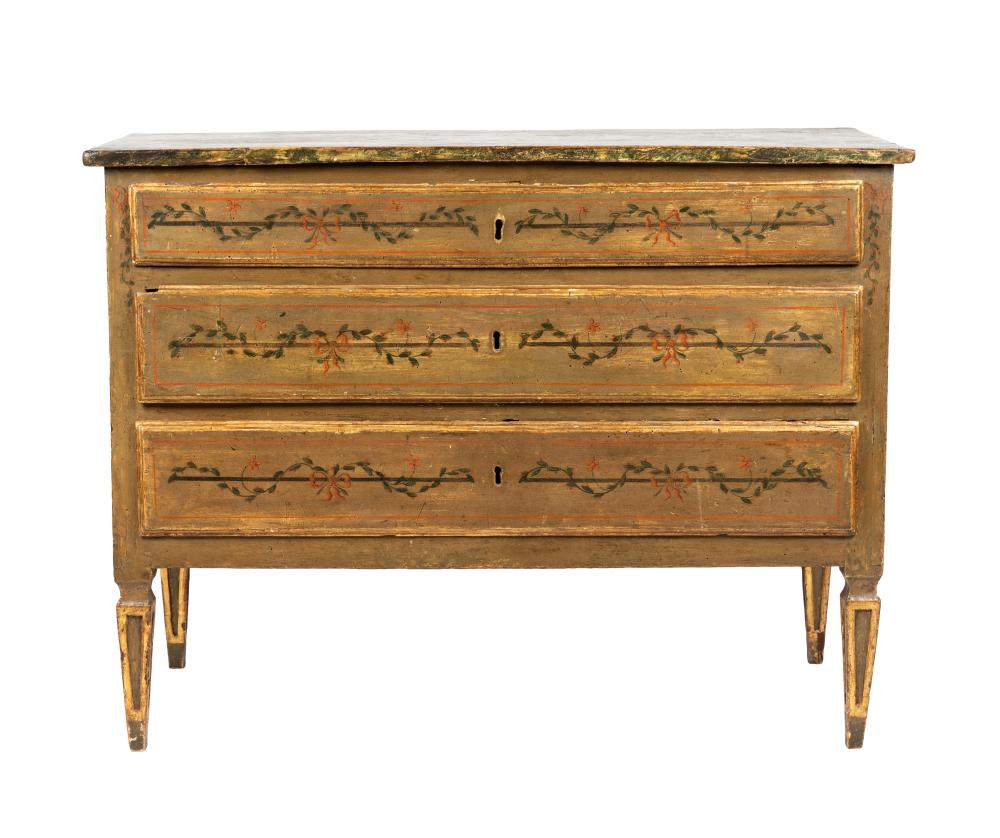 CONTINENTAL NEOCLASSIC PAINTED WOOD