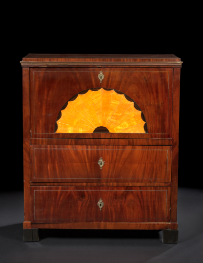 Continental Neoclassical Mahogany