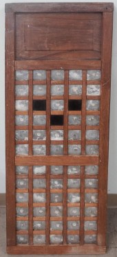 CONTINENTAL OAK AND GLASS THRE