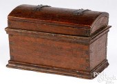 CONTINENTAL OAK DOME LID BOX,