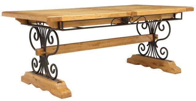 CONTINENTAL OAK & WROUGHT IRON