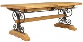CONTINENTAL OAK & WROUGHT IRON