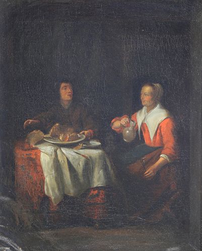CONTINENTAL OIL ON CANVAS "INTERIOR