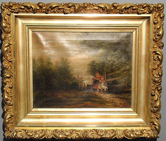 Continental oil on canvas landscape