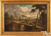 CONTINENTAL OIL ON CANVAS LAND