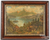 CONTINENTAL OIL ON CANVAS LAND