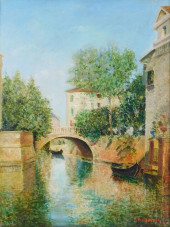 CONTINENTAL OIL ON CANVAS, LAT