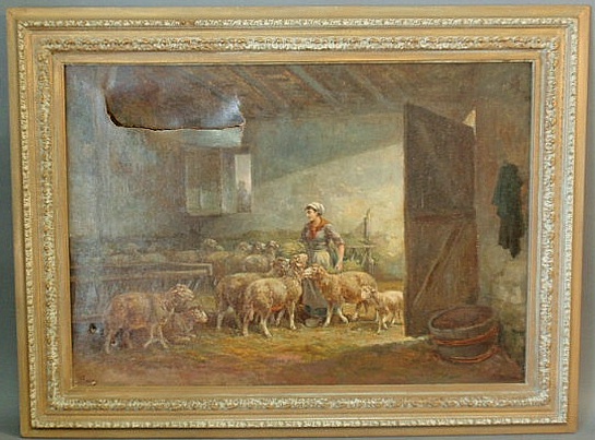 Continental oil on canvas