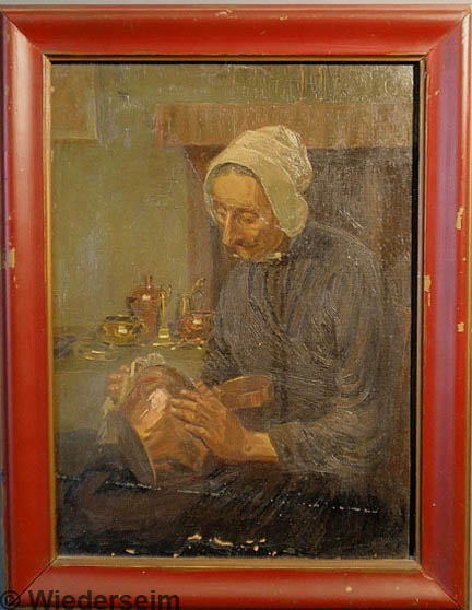 Continental oil on canvas