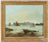 CONTINENTAL OIL ON CANVAS VENE