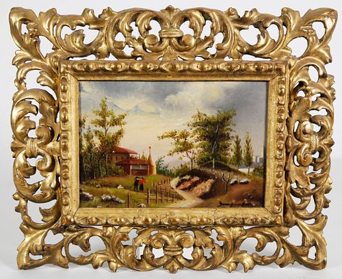 CONTINENTAL OIL ON PANEL
