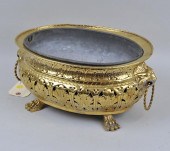 CONTINENTAL OVAL BRASS PLANTER