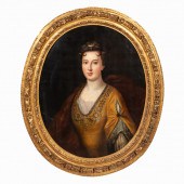 CONTINENTAL OVAL PORTRAIT OF L