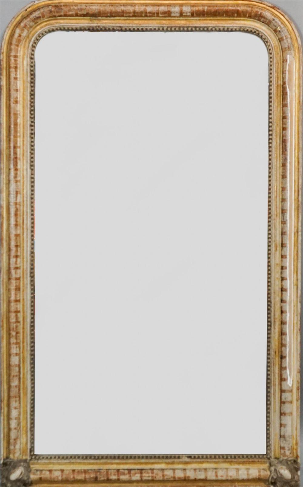 CONTINENTAL PAINTED AND PARCEL-GILT