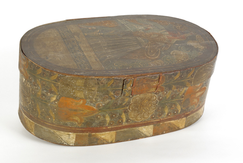 Continental painted bentwood