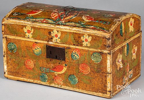 CONTINENTAL PAINTED DOME TOP BOX,