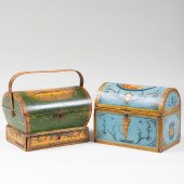 CONTINENTAL PAINTED LETTER BOX