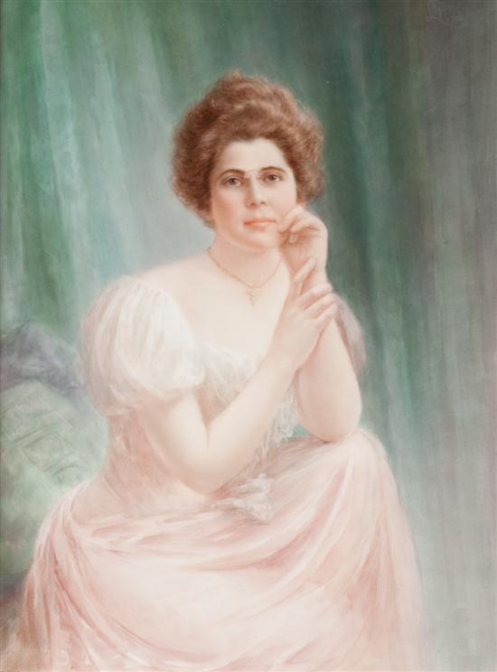 Continental painted porcelain