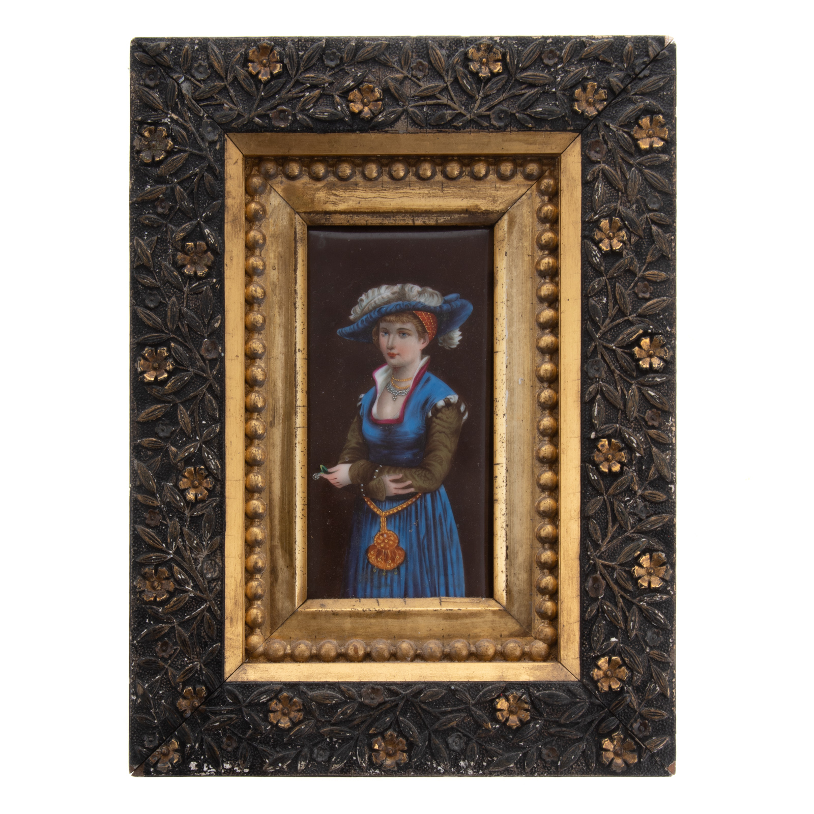 CONTINENTAL PAINTED PORCELAIN