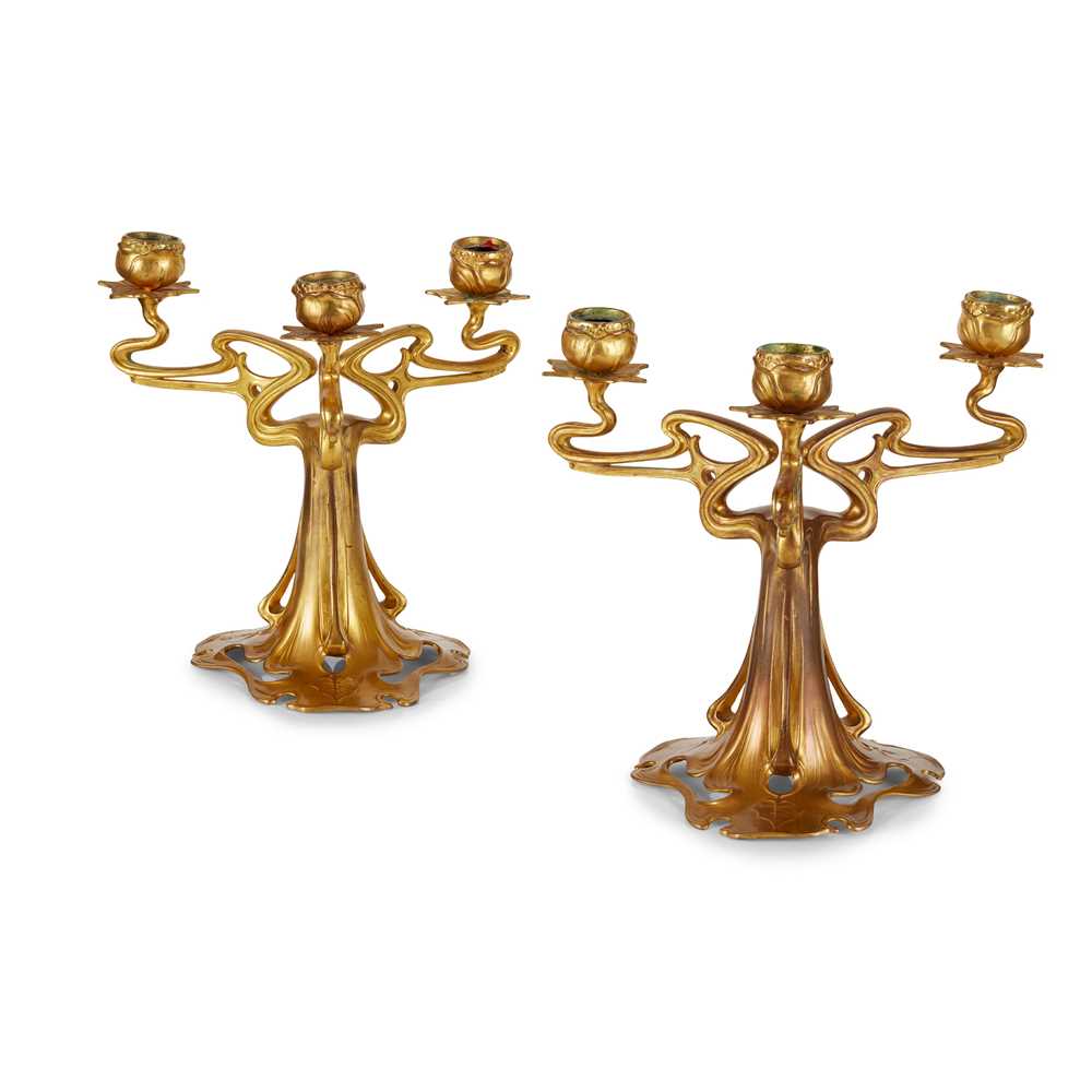 CONTINENTAL PAIR OF JUGENDSTIL