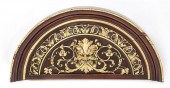 Continental parcel-gilt carved