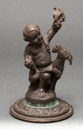 Continental patinated bronze f