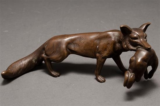 Continental patinated bronze