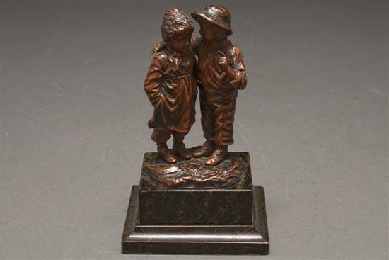 Continental patinated bronze