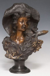 CONTINENTAL PATINATED BRONZE S