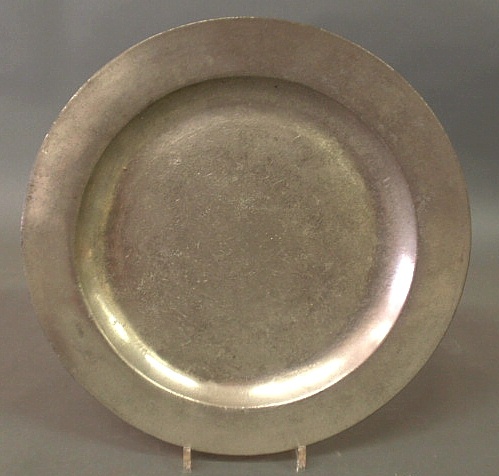 Continental pewter charger