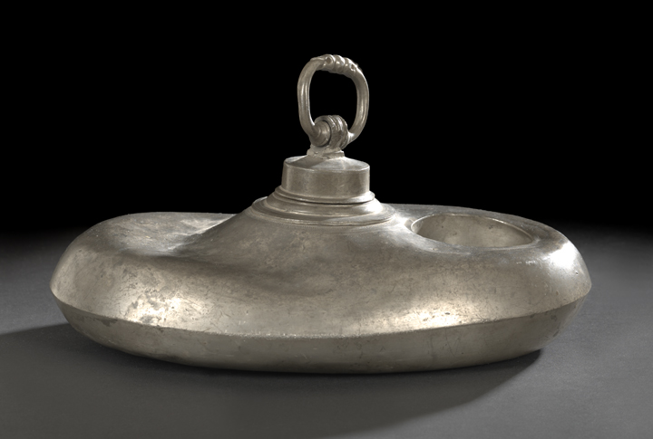 Continental Pewter Foot Warmer, 