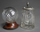 CONTINENTAL PEWTER MOUNTED ETC