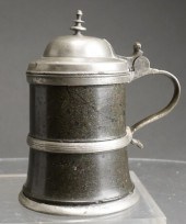 CONTINENTAL PEWTER MOUNTED TUR